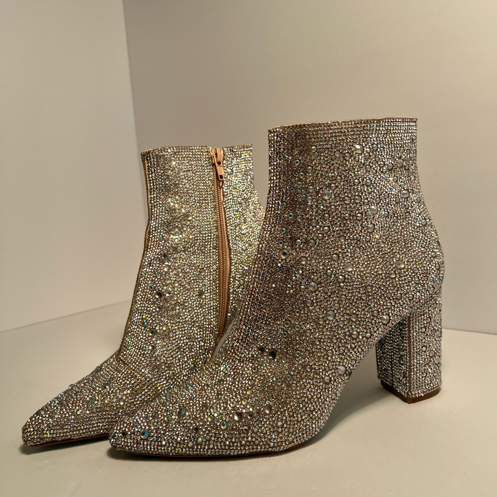 Betsey Johnson Beaded Boots